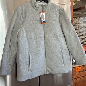 Soybu Heather Gray Men's Puffer Jacket XL
